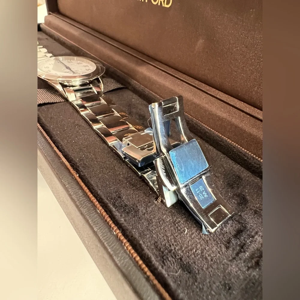 TOM FORD Stainless Steel No. 002 Watch 38mm